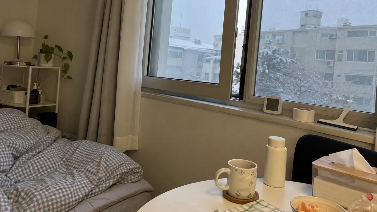 습도계로 숫자를 보면서 환기 타이밍을 잡아보세요